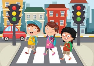 ilustracao-de-criancas-andando-pela-faixa-de-pedestres_29937-1277